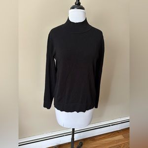Cable ang Gauge turtleneck sweater - worn once